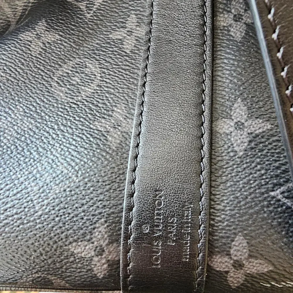 Louis Vuitton Keepall Bandouliere 50 LV Monogram Reverse Eclipse Coated Canvas